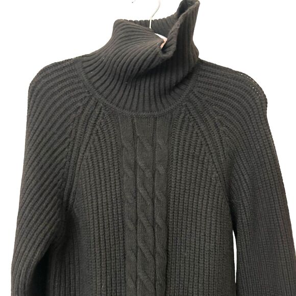 1 STATE Cutout Turtleneck Knit Black Sz Small - Picture 4 of 6